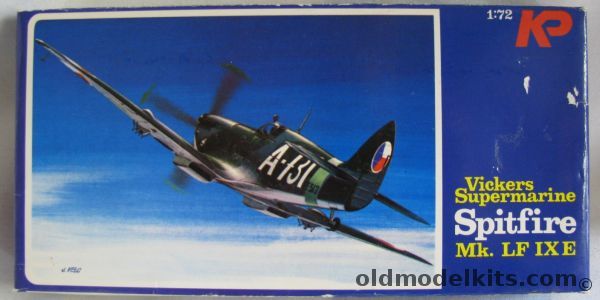 KP 1/72 Supermarine Spitfire Mk. LF IXE - RAF (Czech) 310 Sq - 312 Sq - 313 Sq / Two Czech AF Aircraft / Czech Civil Police Aircraft plastic model kit